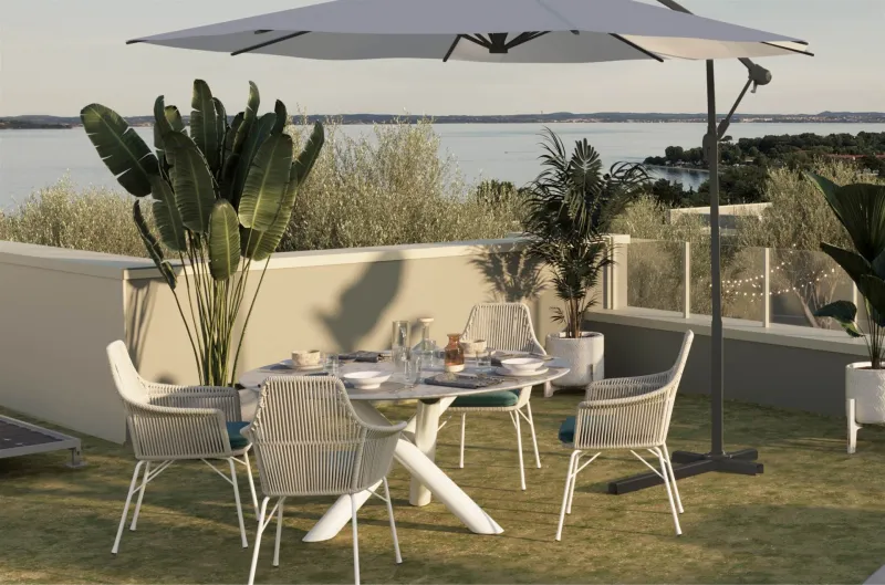 Villa con terrazza panoramica